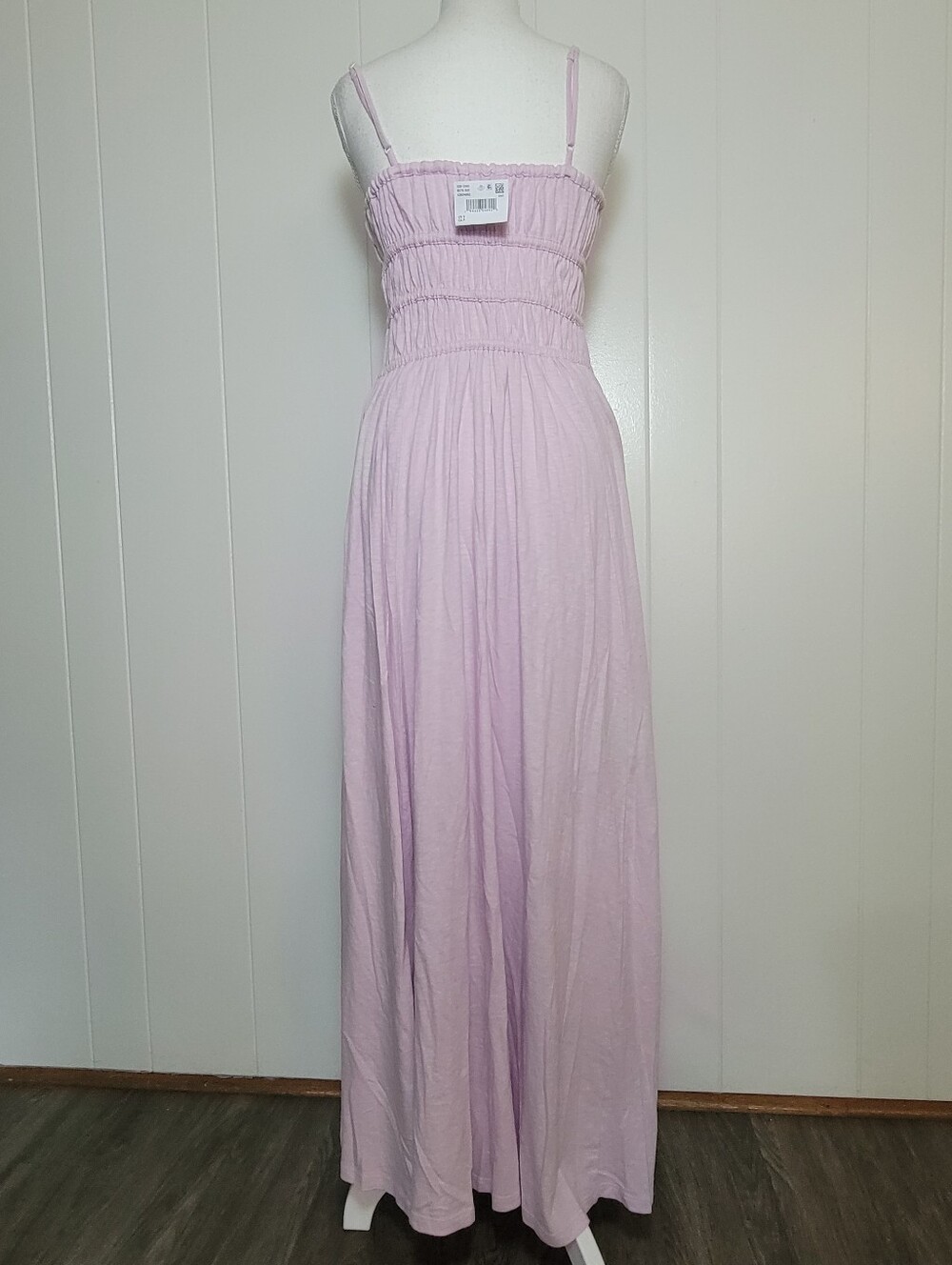 NWT American Eagle Outfitters Sunchaser Knit Smocked Bodice Midi Dress Cotton S - Picture 8 of 14